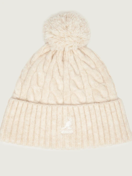 Zdjęcie produktu KANGOL Czapka PomPom | z dodatkiem wełny beżowy