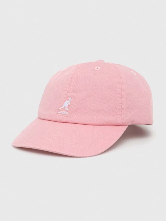 Zdjęcie produktu Kangol czapka z daszkiem bawełniana różowy
