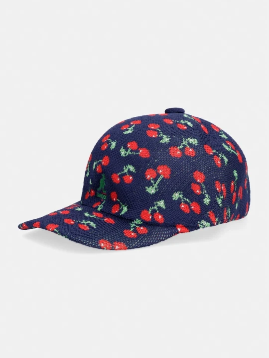 Zdjęcie produktu Kangol czapka z daszkiem damska TROPIC CHERRY SPACECAP granatowy