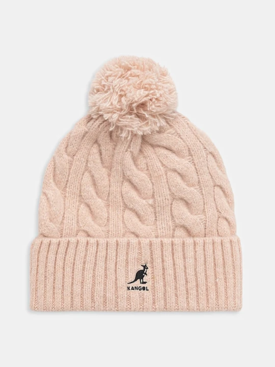 Zdjęcie produktu Kangol czapka z domieszką wełny POMPOM różowy