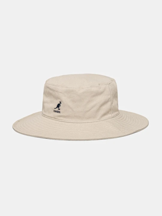 Zdjęcie produktu Kangol kapelusz bawełniany WASHED FISHERMAN beżowy