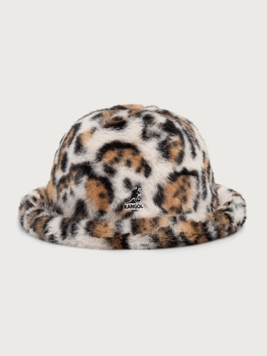 Zdjęcie produktu Kangol kapelusz bucket damski FAUX FUR CASUAL beżowy