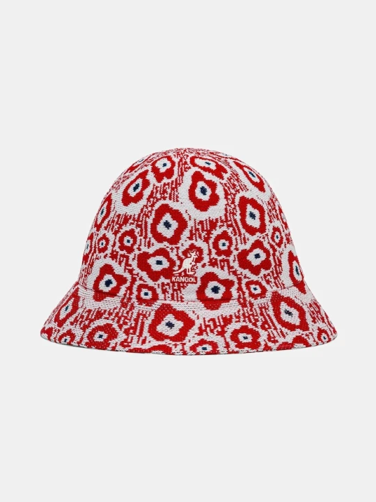 Zdjęcie produktu Kangol kapelusz RETRO FLOWER czerwony