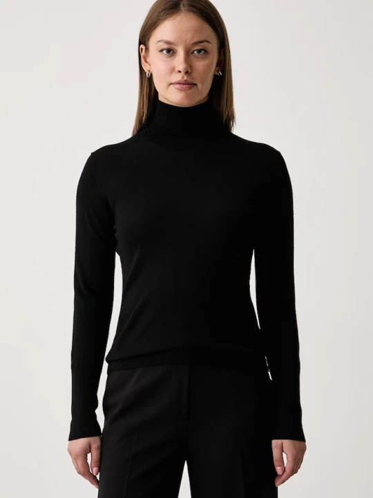 Zdjęcie produktu Kaos golf damski wełniany czarny