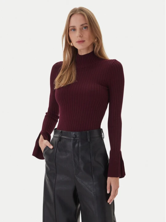 Zdjęcie produktu KAOS Golf RI1NT052 4005 Bordowy Regular Fit