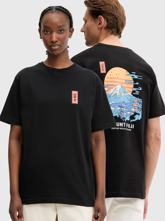 Zdjęcie produktu Kaotiko T-shirt bawełniany czarny