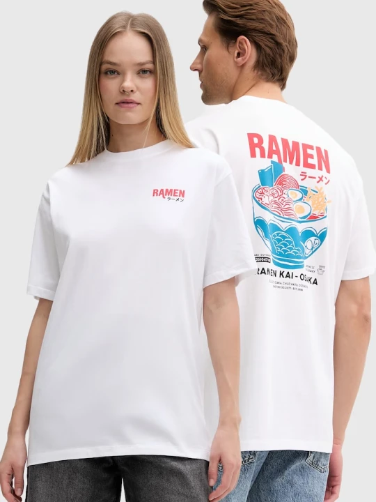 Zdjęcie produktu Kaotiko T-shirt bawełniany biały
