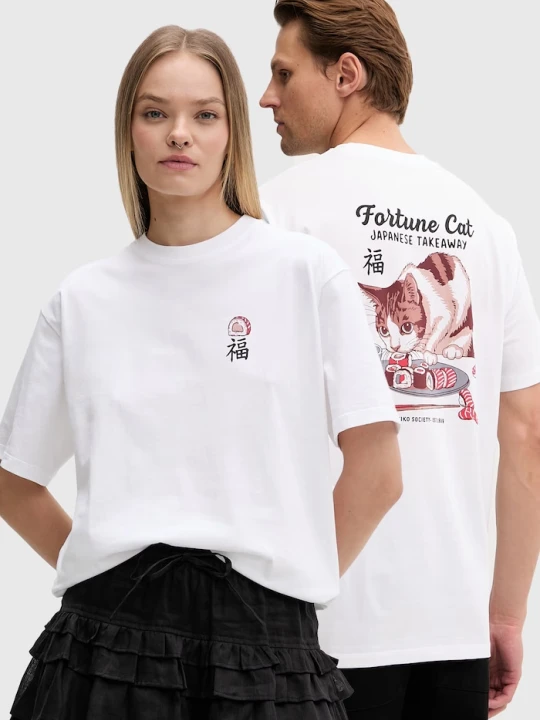 Zdjęcie produktu Kaotiko T-shirt bawełniany biały