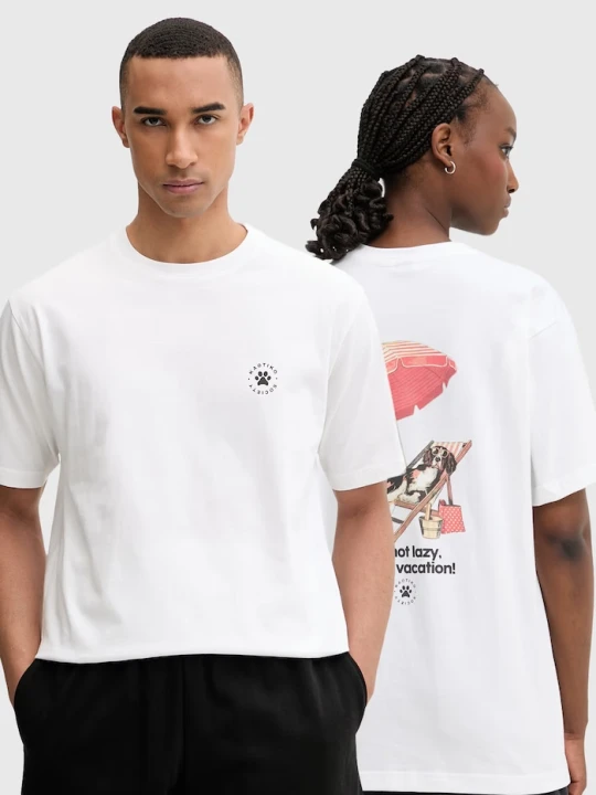 Zdjęcie produktu Kaotiko T-shirt bawełniany biały