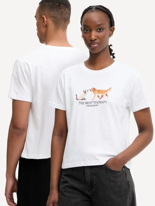 Zdjęcie produktu Kaotiko T-shirt bawełniany biały