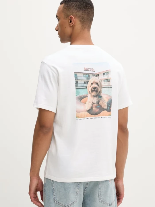 Zdjęcie produktu Kaotiko T-shirt bawełniany beżowy