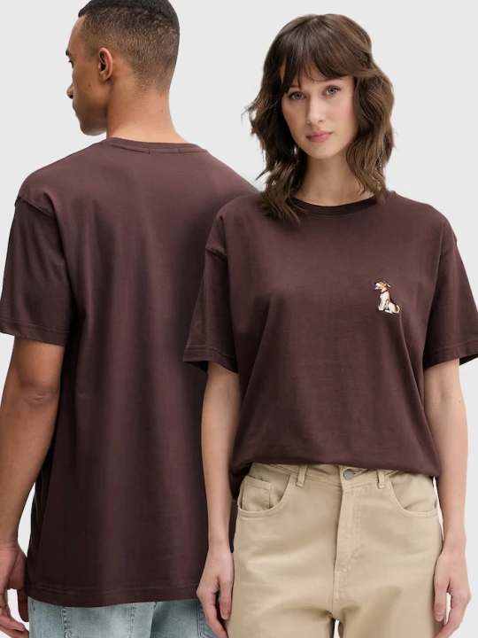 Zdjęcie produktu Kaotiko T-shirt bawełniany brązowy