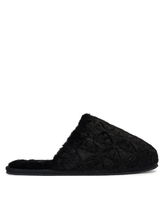 Zdjęcie produktu Kapcie Calvin Klein Home Slipper Fur Aop HW0HW03218 Czarny
