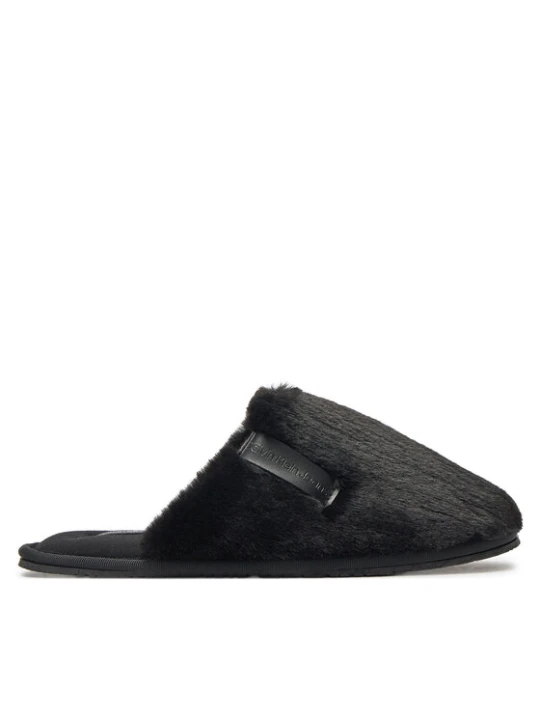 Zdjęcie produktu Kapcie Calvin Klein Jeans Hotel Slipper Fur After Glow YW0YW01593 Czarny