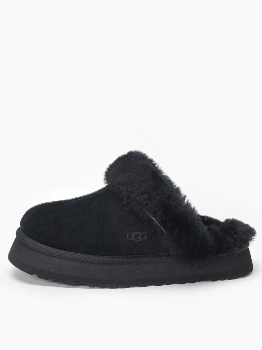 Zdjęcie produktu Kapcie damskie czarne UGG W DISQUETTE