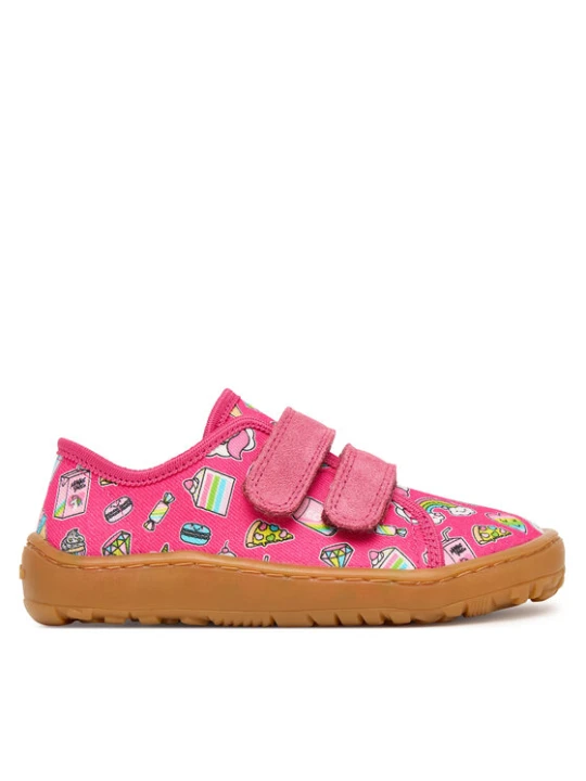 Zdjęcie produktu Kapcie Froddo Barefoot Canvas G1700440-10 S Różowy