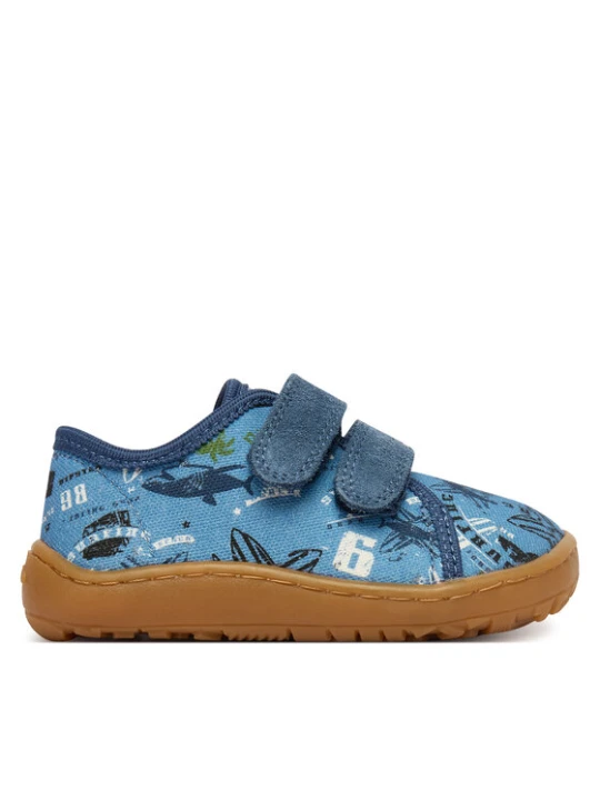 Zdjęcie produktu Kapcie Froddo Barefoot Canvas G1700440-6 M Niebieski