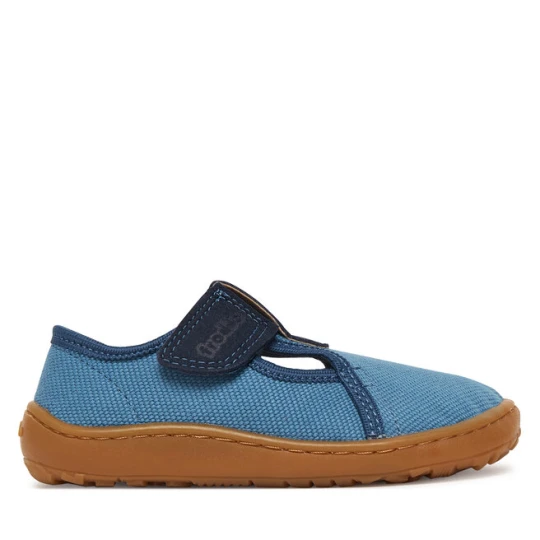 Zdjęcie produktu Kapcie Froddo Barefoot Canvas T-Bar G1700439-1 M Niebieski