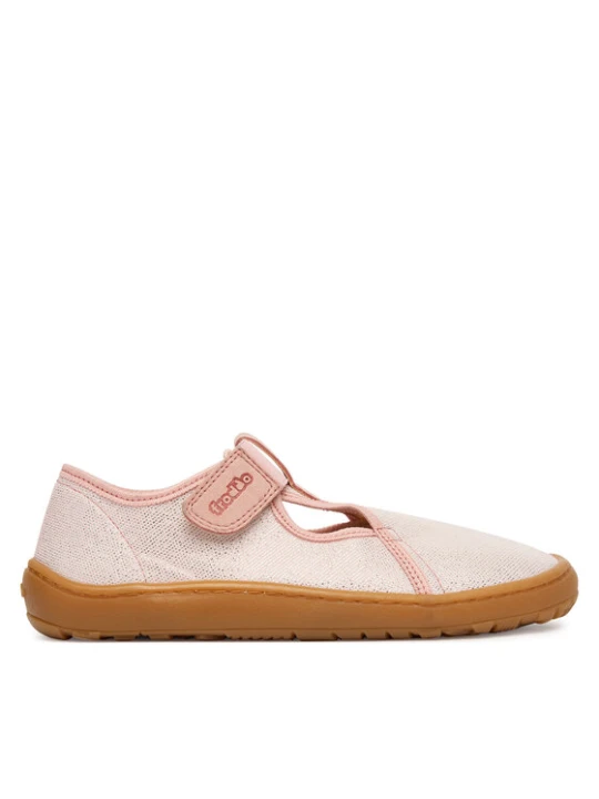 Zdjęcie produktu Kapcie Froddo Barefoot Canvas T-Bar G1700439-2 D Różowy