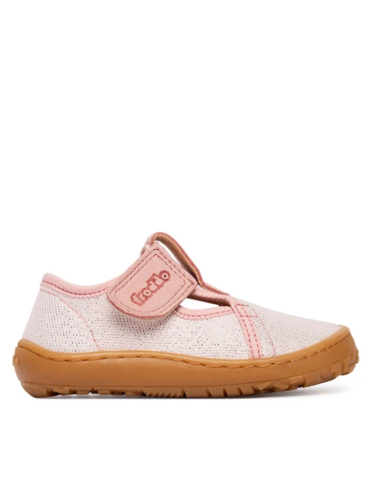 Zdjęcie produktu Kapcie Froddo Barefoot Canvas T-Bar G1700439-2 M Różowy