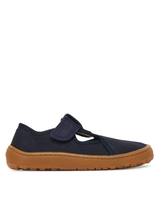 Zdjęcie produktu Kapcie Froddo Barefoot Canvas T-Bar G1700439 S Granatowy