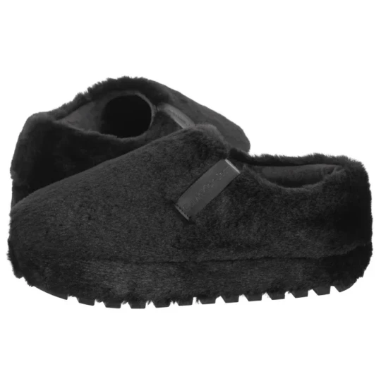 Zdjęcie produktu Kapcie Home Anke Slipper Wn Fur Triple Black YW0YW01596 0GJ (CK592-a) Calvin Klein