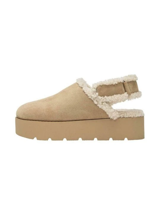 Zdjęcie produktu Kapcie PULL&BEAR piaskowy