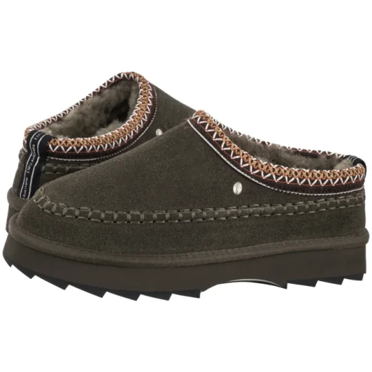 Zdjęcie produktu Kapcie Sharky Adventure Scuff Dark Olive W13239 (EM532-b) EMU Australia