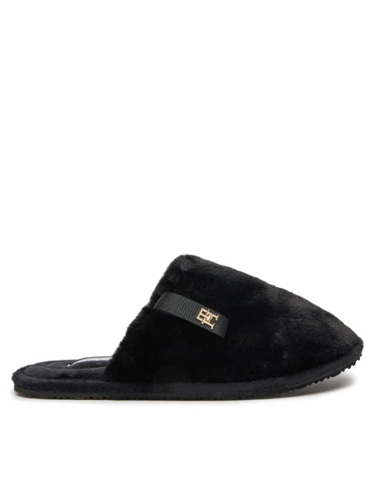 Zdjęcie produktu Kapcie Tommy Hilfiger Trenerzy Confort Home FW0FW08138 Czarny