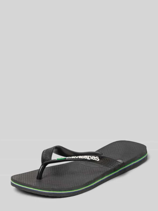 Zdjęcie produktu Kapcie z detal z logo model 'Brasil' Havaianas Czarny