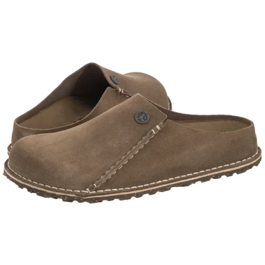 Zdjęcie produktu Kapcie Zermatt Premium Suede Gray Taupe 1021366 (BK333-a) Birkenstock