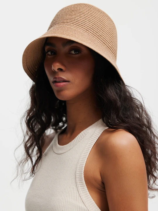 Zdjęcie produktu KAPELUSZ BUCKET RETRO KARMELOWY One size - Flawless Kamelowy