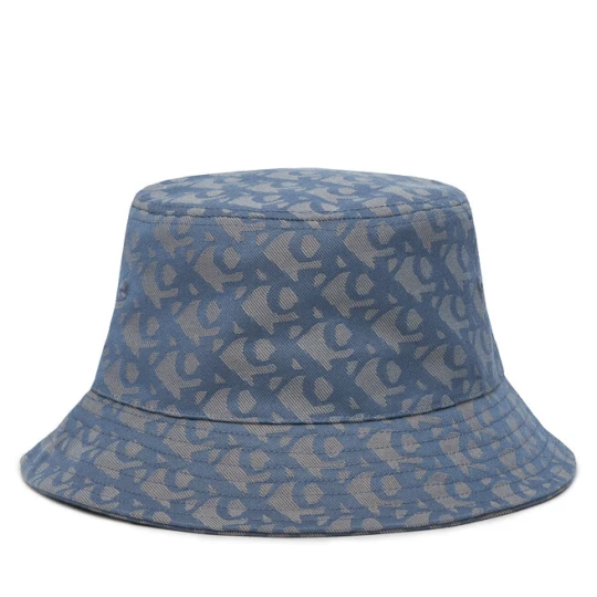 Zdjęcie produktu Kapelusz Calvin Klein Logo Jacquard Bucket Hat LV04K5059G Niebieski