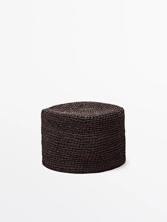 Zdjęcie produktu Kapelusz Pillbox Z Rafii - Opalony - Massimo Dutti - Female