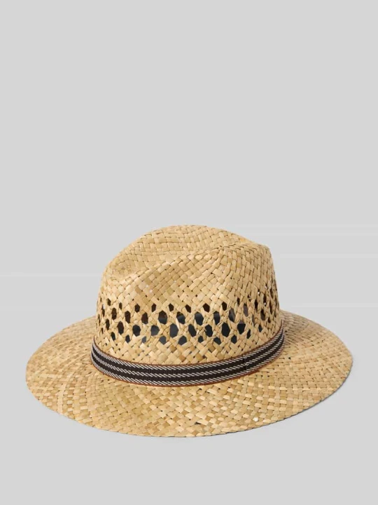 Zdjęcie produktu kapelusz słomiany z perforowaniem Müller Headwear Beżowy