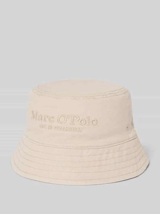 Zdjęcie produktu Kapelusz typu bucket hat z czystej bawełny Marc O'Polo Beżowy
