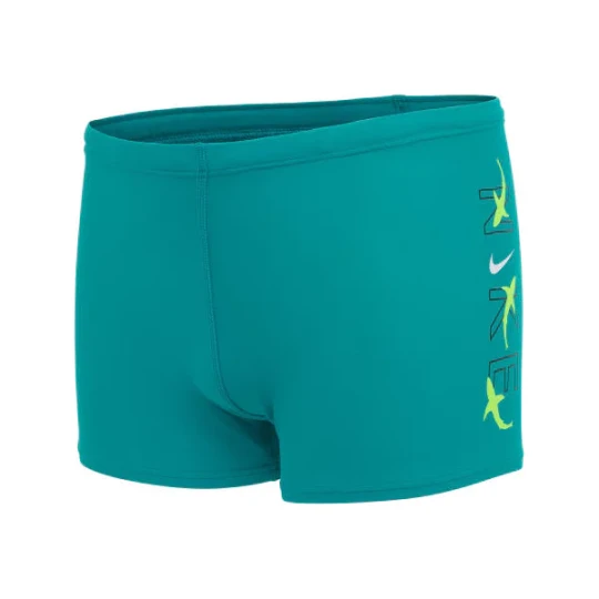 Zdjęcie produktu Kąpielówki chłopięce Logo Square Leg Nike Swim Turkusowy