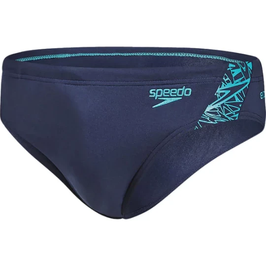 Zdjęcie produktu Kąpielówki męskie Boom Splice 7cm Brief AM Speedo Granatowy