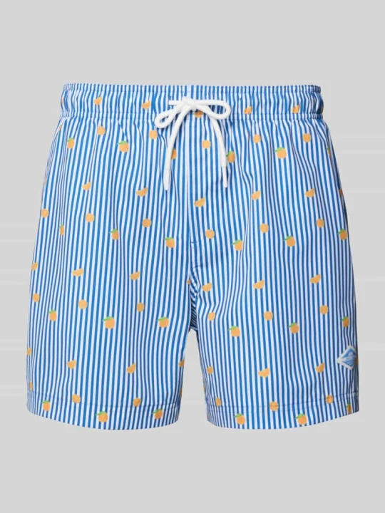 Zdjęcie produktu Kąpielówki w stylu allover model 'MAUI BREEZE' Jack&Jones Jasnoniebieski