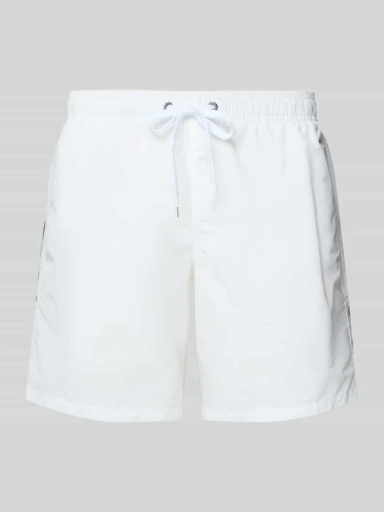 Zdjęcie produktu Kąpielówki z elastycznym pasem model 'UNI SHORTS NEON' Sundek Biały