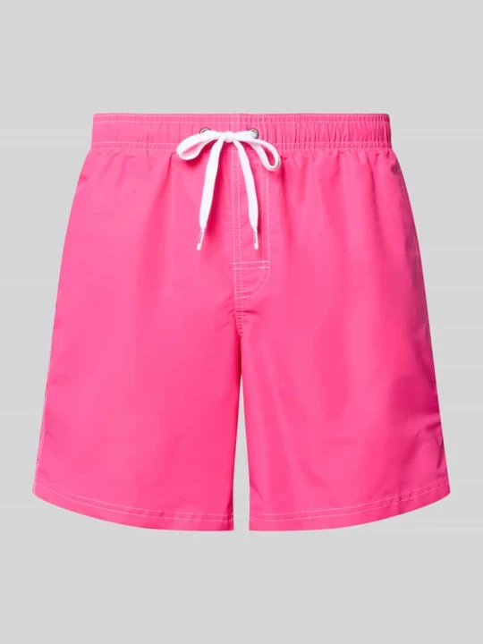 Zdjęcie produktu Kąpielówki z elastycznym pasem model 'UNI SHORTS NEON' Sundek Mocnoróżowy