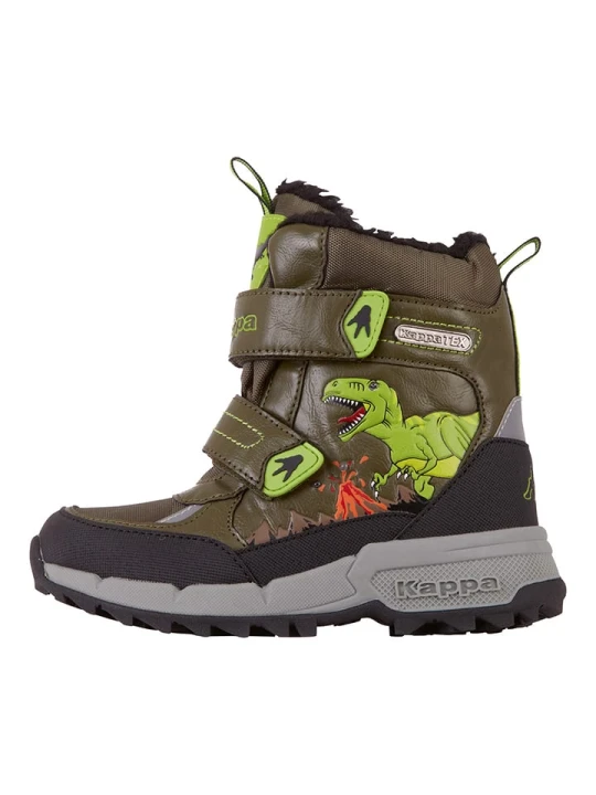 Zdjęcie produktu Kappa Botki zimowe "Rex Text K" w kolorze khaki rozmiar: 33