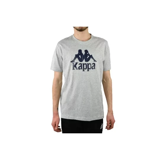 Zdjęcie produktu Kappa Caspar T-Shirt 303910-15-4101M, Męskie, Szare, t-shirty, bawełna, rozmiar: L