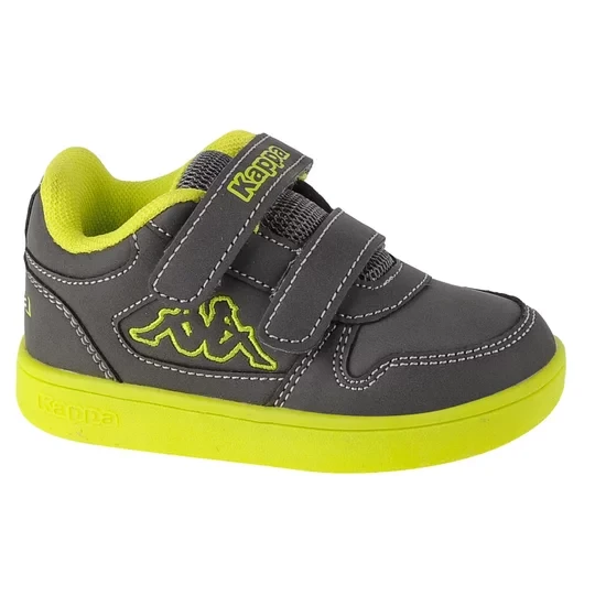 Zdjęcie produktu Kappa Dalton Ice II BC M 280011BCM-1633, Dla chłopca, Szare, buty sneakers, skóra syntetyczna, rozmiar: 20