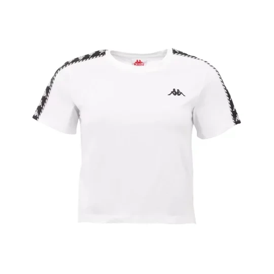 Zdjęcie produktu Kappa Inula T-Shirt 309090-11-0601, Damskie, Białe, t-shirty, bawełna, rozmiar: L