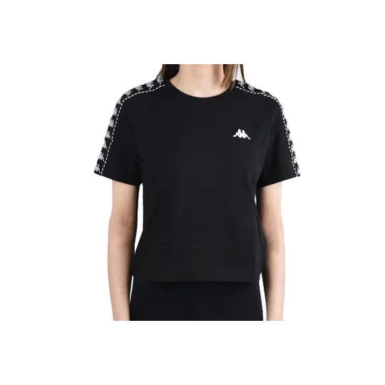 Zdjęcie produktu Kappa Inula T-Shirt 309090-19-4006, Damskie, Czarne, t-shirty, bawełna, rozmiar: L