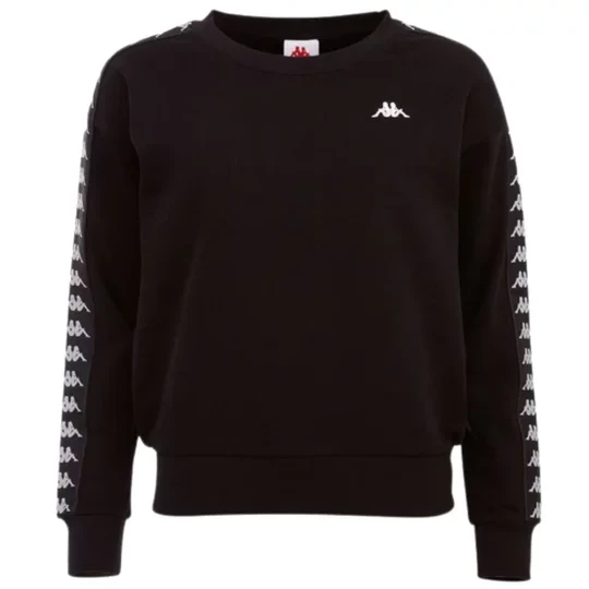 Zdjęcie produktu Kappa Janka Sweatshirt 310021-19-4006, Damskie, Czarne, bluzy, bawełna, rozmiar: L