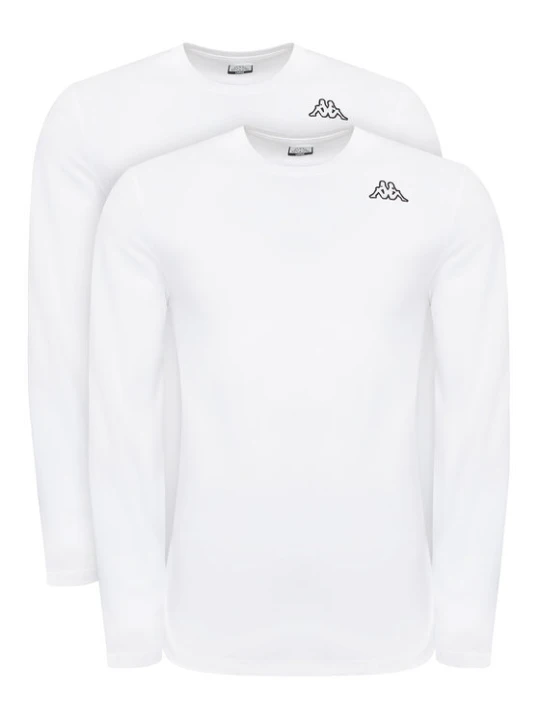 Zdjęcie produktu Kappa Komplet longsleeve Logo Saro 37216LW Biały Regular Fit