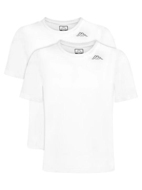 Zdjęcie produktu Kappa Komplet t-shirtów Logo Alyce 322564W Biały Regular Fit