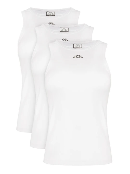 Zdjęcie produktu Kappa Komplet topów Logo Myrta 38277KW Biały Regular Fit
